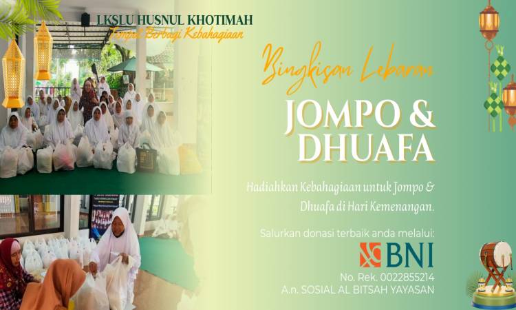 THR & Bingkisan Lebaran Untuk Lansia/Jompo